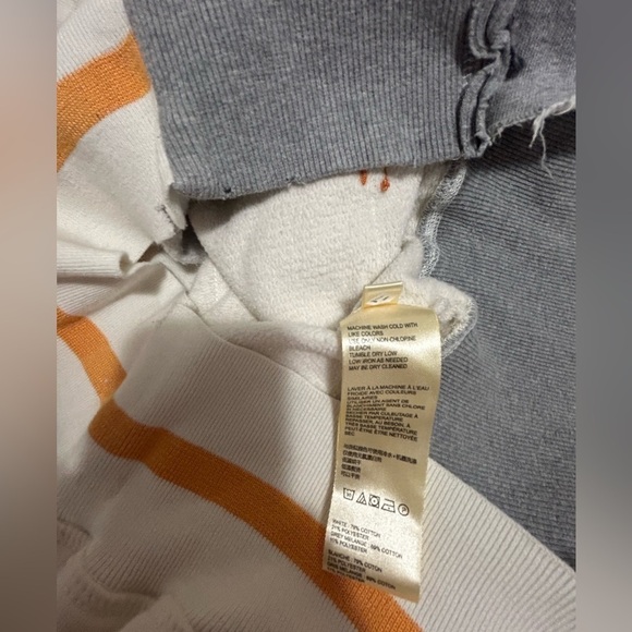 Free People Day Off Hoodie Sweatshirt Embroidered Patchwork Vintage Dist… - Picture 8 of 16